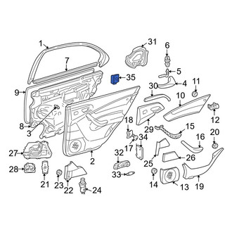 Mercedes-Benz OE - Front Door Jamb Switch