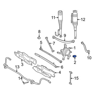 Mercedes-Benz OE - Rear Suspension Knuckle Bushing