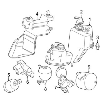 Mercedes-Benz OE - Rear Suspension - Auto Leveling Components (RWD)