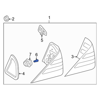 Mercedes-Benz OE - Tail Light Bulb