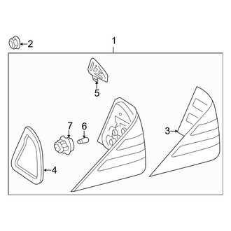 Mercedes-Benz OE - Rear Lamps - Tail Lamps