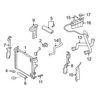 Mercedes-Benz OE - Cooling - Radiator & Components