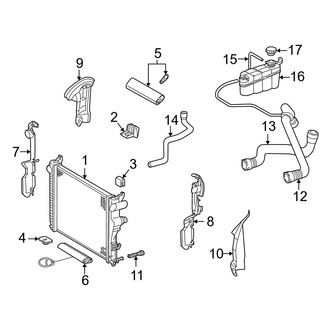 Mercedes-Benz OE - Cooling - Radiator & Components