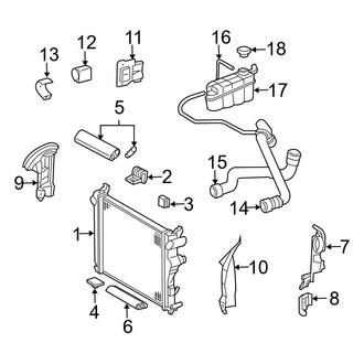 Mercedes-Benz OE - Cooling - Radiator & Components