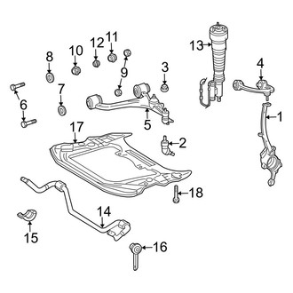 Mercedes-Benz OE - Front Suspension - Suspension Components (AWD)