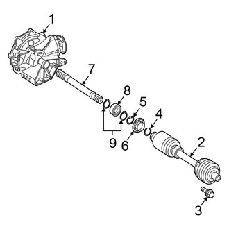 Mercedes-Benz OE - Front Suspension - Carrier & Front Axles (AWD)