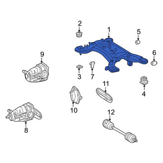 Mercedes-Benz OE - Rear Suspension Subframe Crossmember