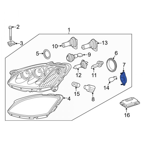 Headlight Bulb Cap