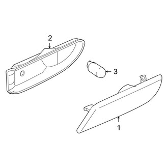 Mercedes-Benz OE - Front Lamps - Side Marker Lamps
