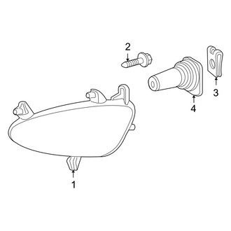 Mercedes-Benz OE - Front Lamps - Fog Lamps (Oblong)