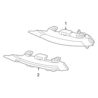 Mercedes-Benz OE - Front Lamps - Daytime Running Lamp Components (LED)