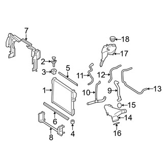 Mercedes-Benz OE - Cooling - Radiator & Components