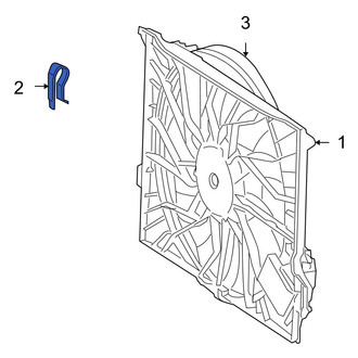 Mercedes-Benz OE - Engine Cooling Fan Shroud Clip