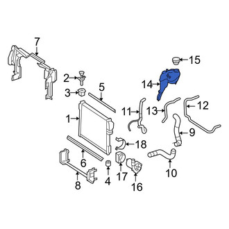 Mercedes-Benz OE - Engine Coolant Reservoir