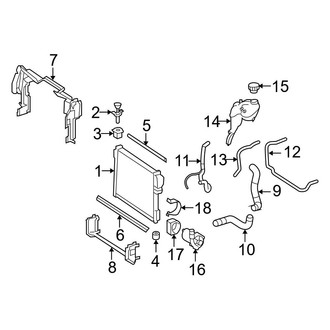 Mercedes-Benz OE - Cooling - Radiator & Components
