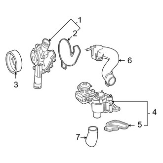 Mercedes-Benz OE - Cooling - Water Pump