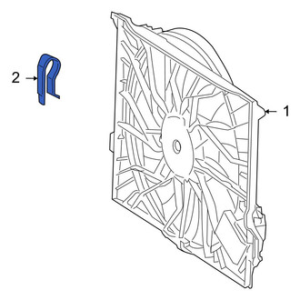 Mercedes-Benz OE - Engine Cooling Fan Shroud Clip