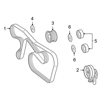 Mercedes-Benz OE - Cooling - Belts & Pulleys