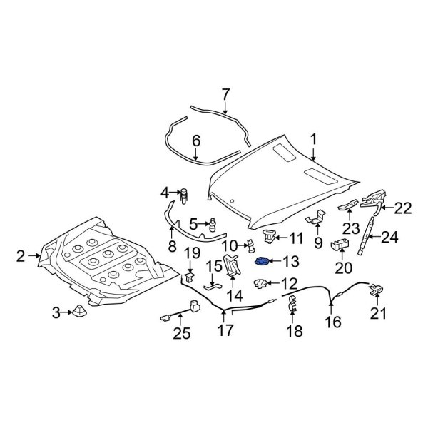 Hood Latch Cover