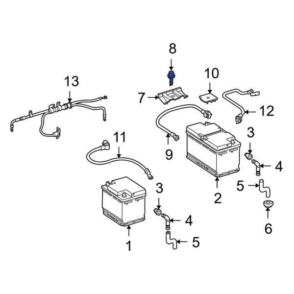 Battery Hold Down Bolt