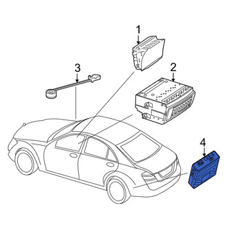 Mercedes-Benz OE - GPS Navigation Control Module
