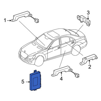 Mercedes-Benz OE - Anti-Theft Alarm Control Unit