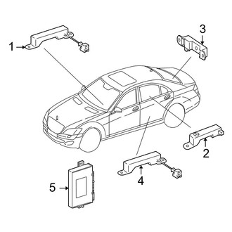 Mercedes-Benz OE - Electrical - Keyless Entry Components