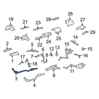 Mercedes-Benz OE - Right Catalytic Converter