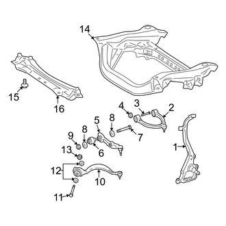 Mercedes-Benz OE - Front Suspension - Suspension Components
