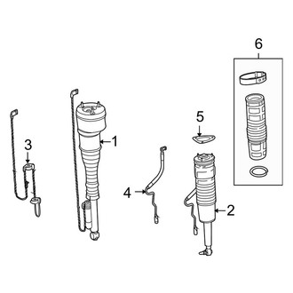 Mercedes-Benz OE - Front Suspension - Shocks & Components