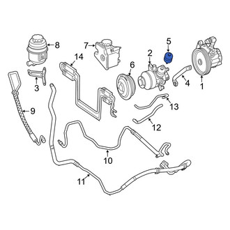 Mercedes-Benz OE - Power Steering Pump Mount Bushing