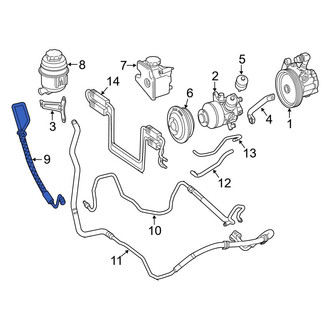 Mercedes-Benz OE - Power Steering Pressure Hose