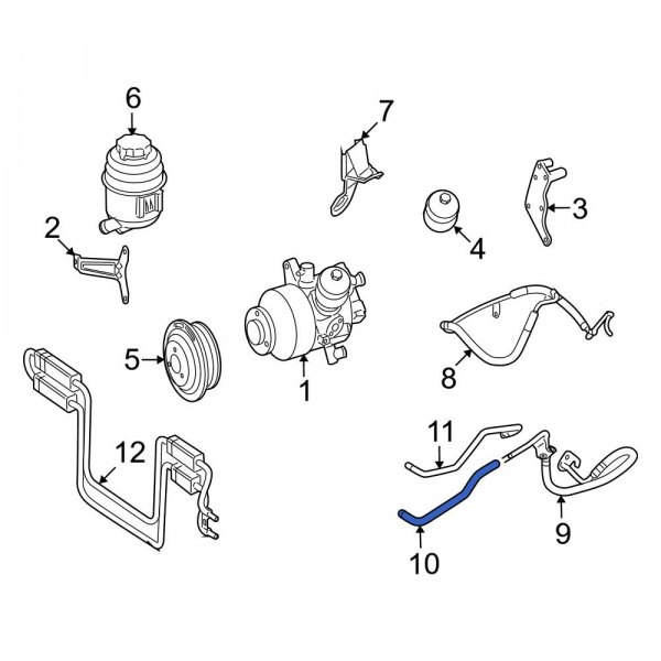 Power Steering Return Hose