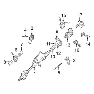 Mercedes-Benz OE - Steering Column - Upper Components