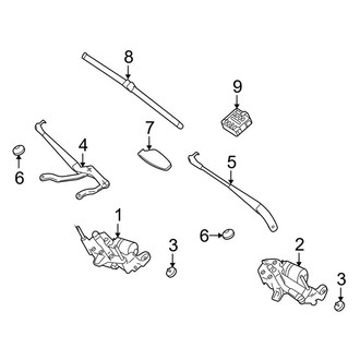 Mercedes-Benz OE - Windshield - Wiper Components