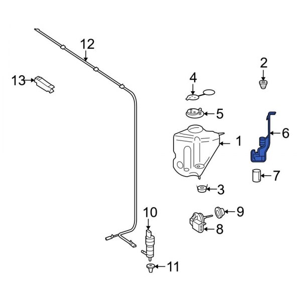 Windshield Washer Nozzle Heater