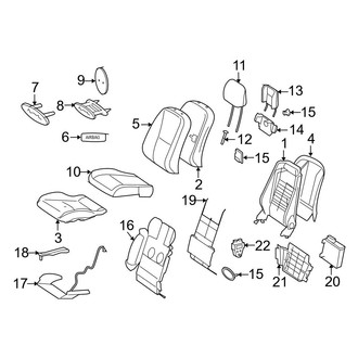 Mercedes-Benz OE - Seats & Tracks - Front Seat Components