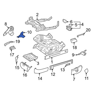 Mercedes-Benz OE - Front Seat Track Cover