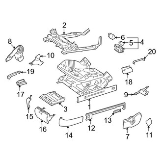 Mercedes-Benz OE - Seats & Tracks - Tracks & Components