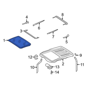 Mercedes-Benz OE - Sunroof Glass