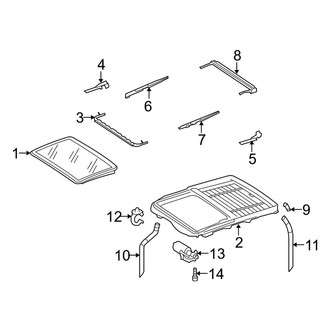 Mercedes-Benz OE - Roof - Sunroof (W/O Panorama Roof)