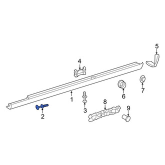 Mercedes-Benz OE - Rocker Panel Molding Clip