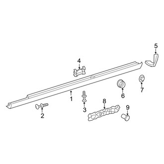 Mercedes-Benz OE - Pillars, Rocker & Floor - Exterior Trim