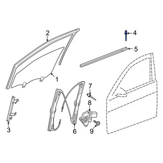 Mercedes-Benz OE - Rear Window Motor Rivet
