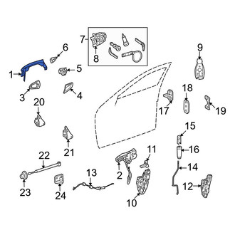 Mercedes-Benz OE - Front Right Outer Exterior Door Handle
