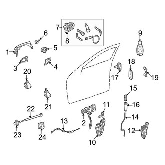Mercedes-Benz OE - Front Door - Lock & Hardware
