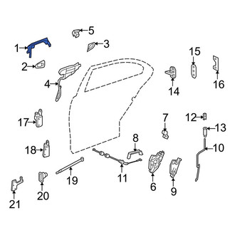 Mercedes-Benz OE - Front Left Outer Exterior Door Handle