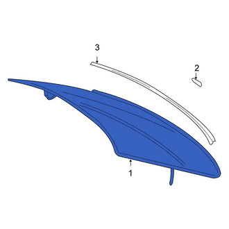 Mercedes-Benz OE - Rear Back Glass