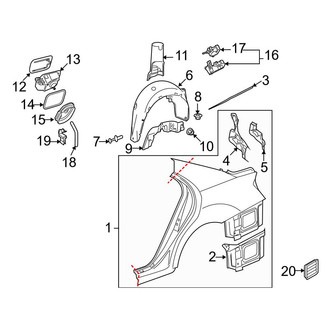 Mercedes-Benz OE - Quarter Panel & Components