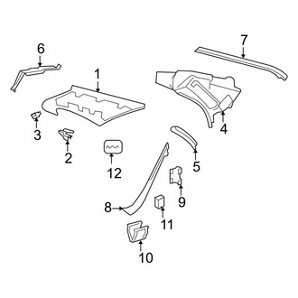 Mercedes-Benz OE - Quarter Panel - Interior Trim